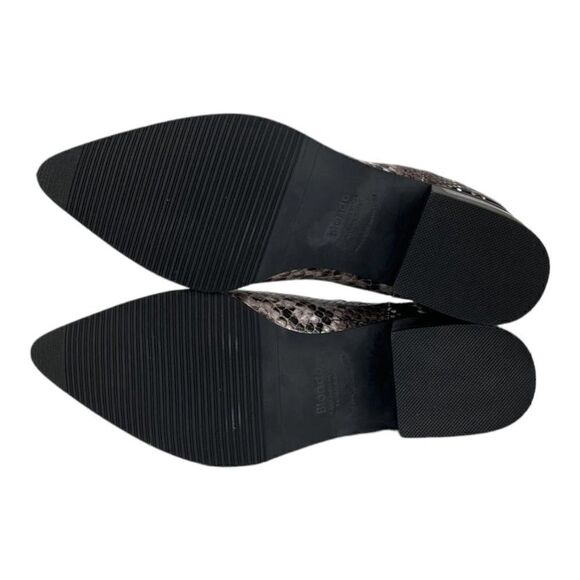 Blondo Emelia Women Shoes Brown Snake Leather Ankle Chelsea Boots 6.5 US/EU 36.5 - Picture 8 of 8